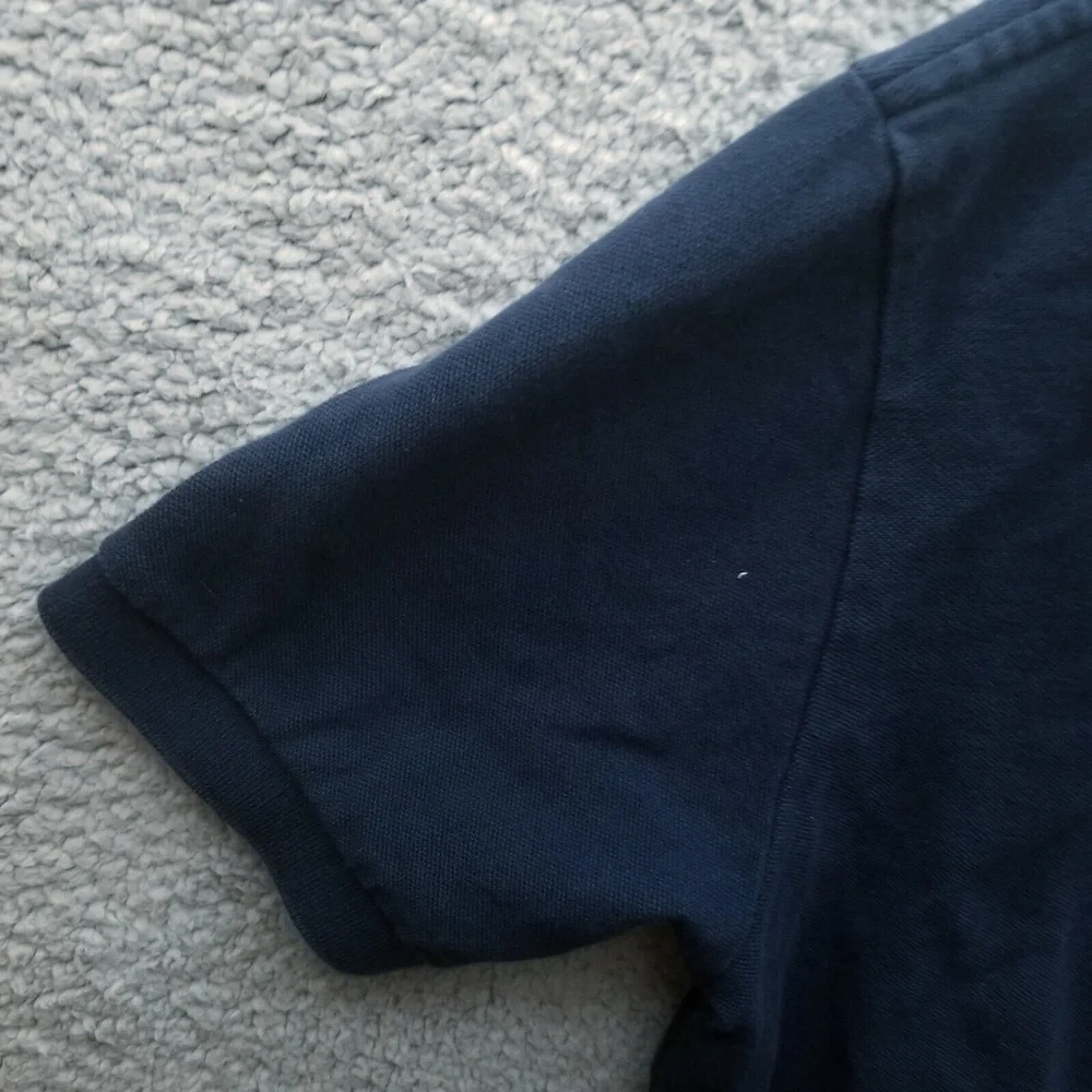 Polo by Ralph Lauren Navy Short Sleeve Polo with Yellow Pony Logo